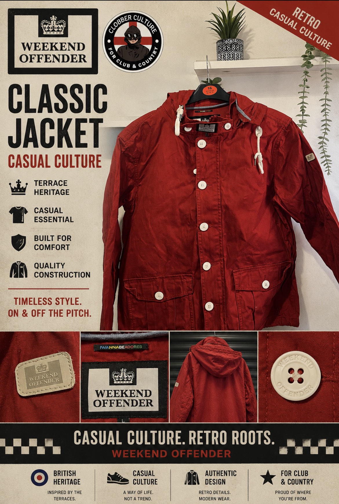 Weekend Offender Retro Jacket